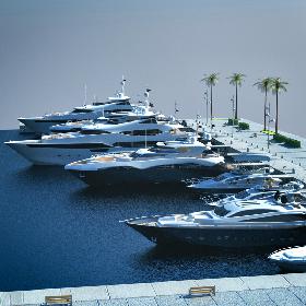 Yachts In Harbour